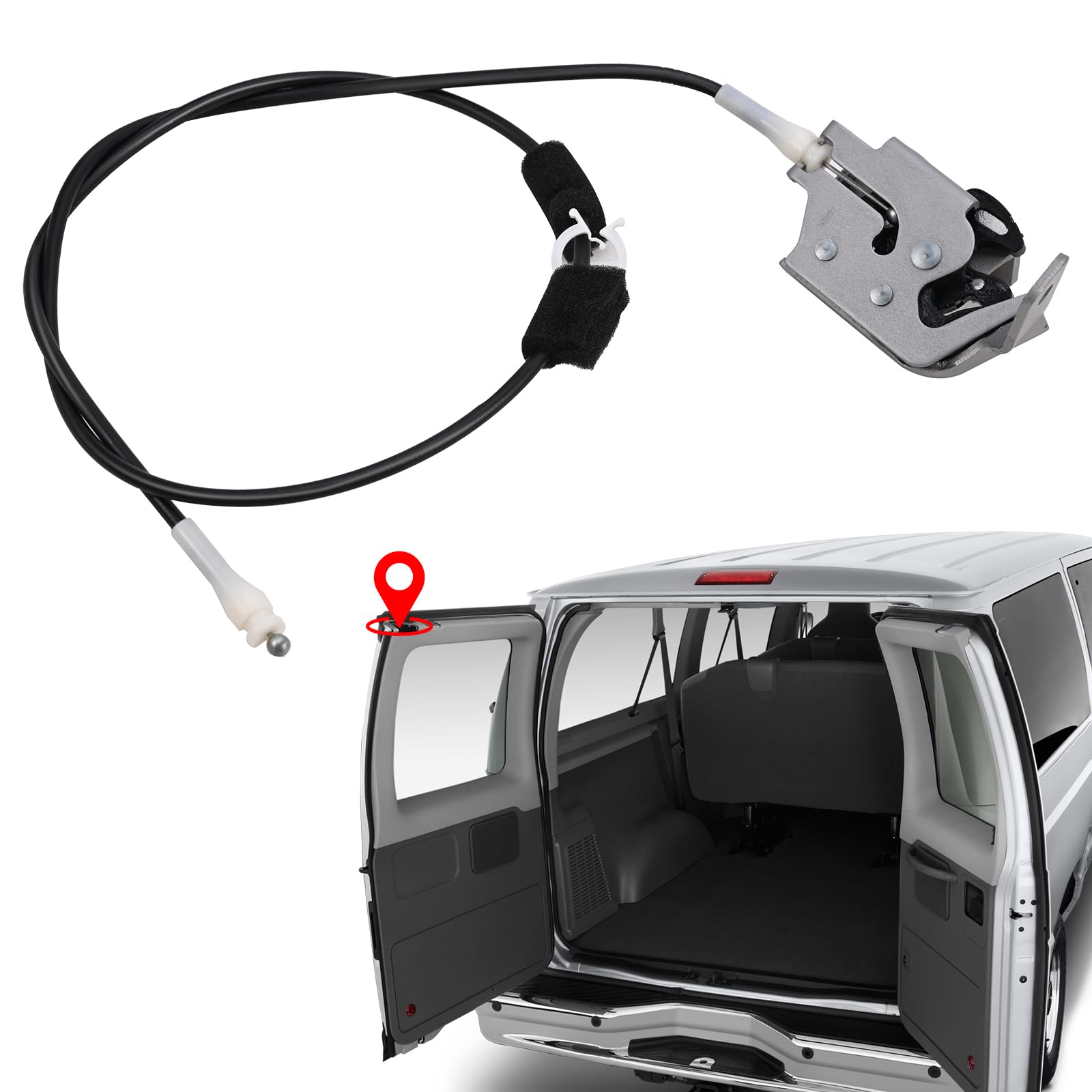 Amazon.com: Rear Left Cargo Door Upper Latch with Cable 6C2Z